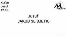 emDIN - Kuran Jusuf Jakub se sjetio