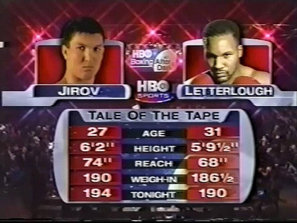 Vassiliy Jirov vs Julian Letterlough - HBO BAD 9-8-2001
