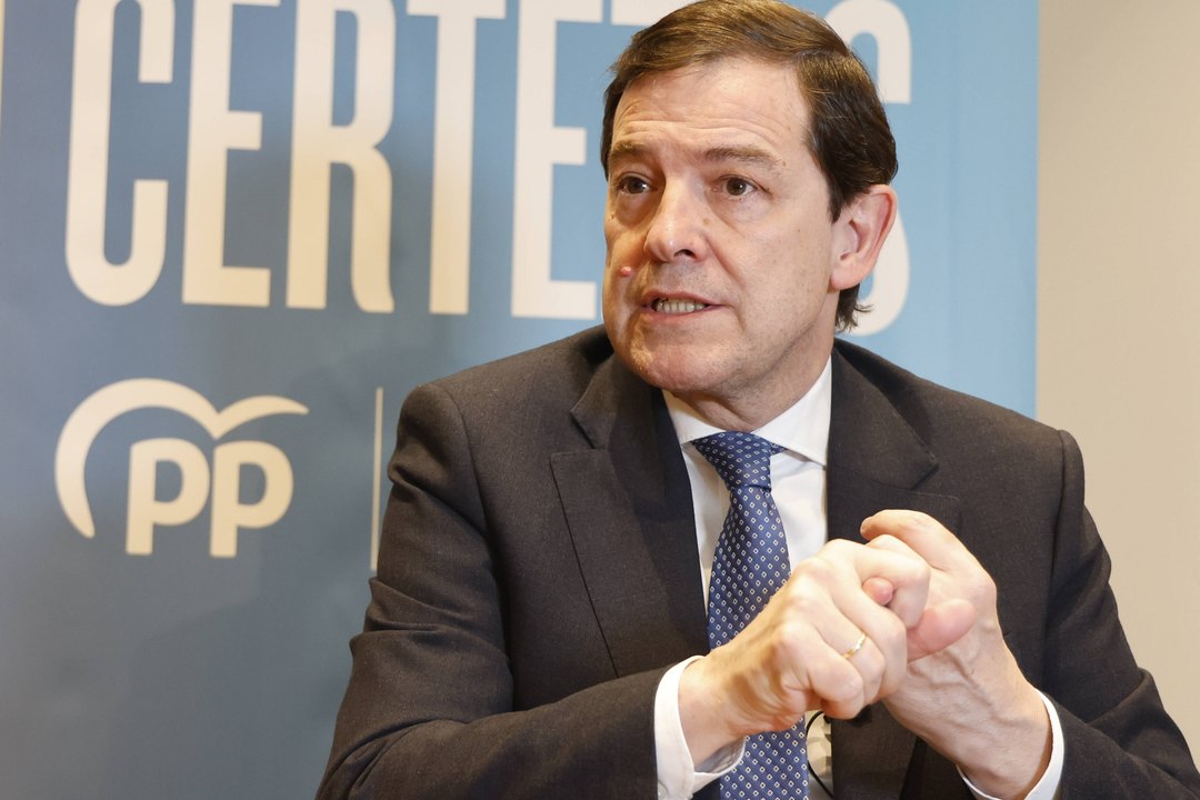 Entrevista con Alfonso Fernández Mañueco, candidato del PP a la presidencia de la Junta de Castilla y León