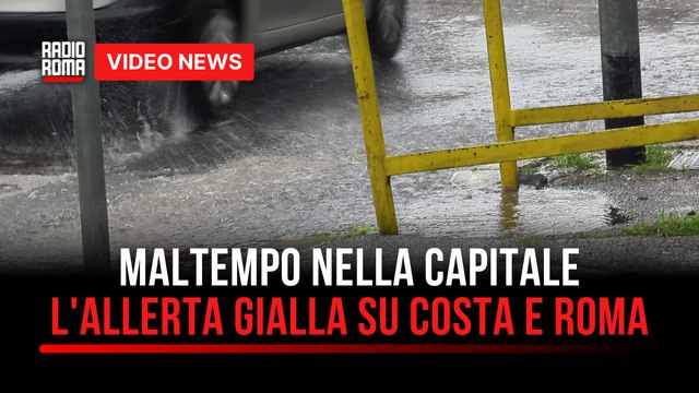 Maltempo, l'allerta gialla su costa e Roma