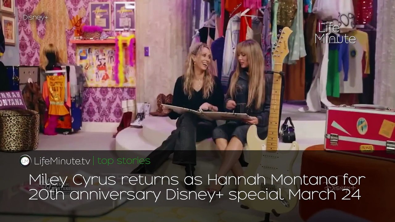 Miley Cyrus Returns as Hannah Montana in 20th Anniversary Special Trailer; Bon Jovi Biopic in the Works; Scarpetta Starring Nicole Kidman and Jamie Lee Curtis Premieres