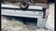 Truck Straps Pulled Into Service During River Rescue