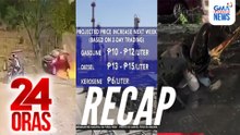 24 Oras: (Part 1) Pinatay dahil sa utang? I Rider, patay nang mabagsakan ng puno I Bagong mega oil price hike?, atbp.