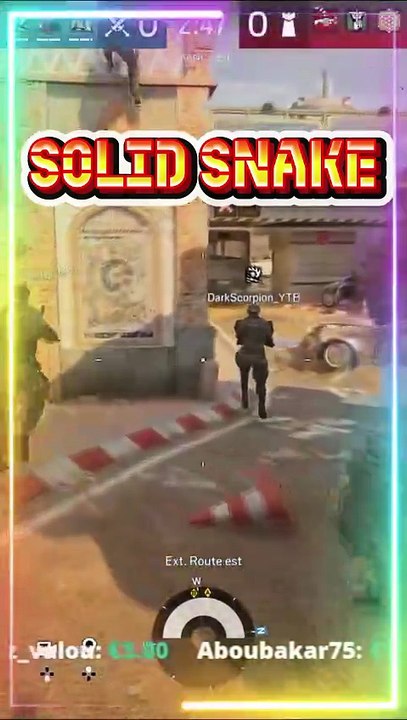 SOLID SNAKE EST DISPONIBLE DANS LE JEU R6 !!!