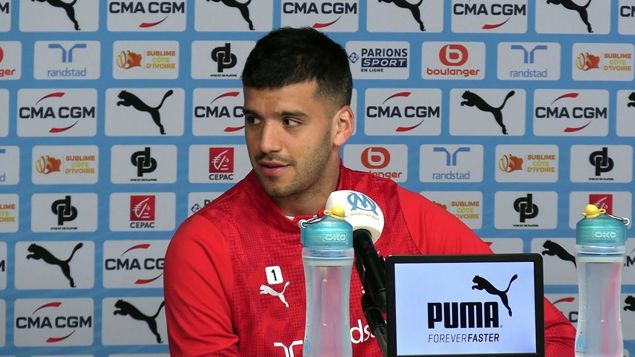 Intégrale de la conférence de presse de Geronimo Rulli et Habib Beye avant OM/Auxerre