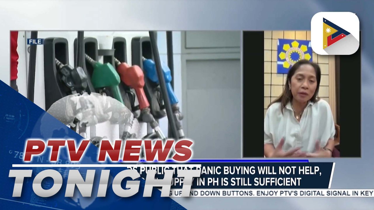 DOE reminds public that panic buying won’t help; assures oil supply in PH remains sufficient