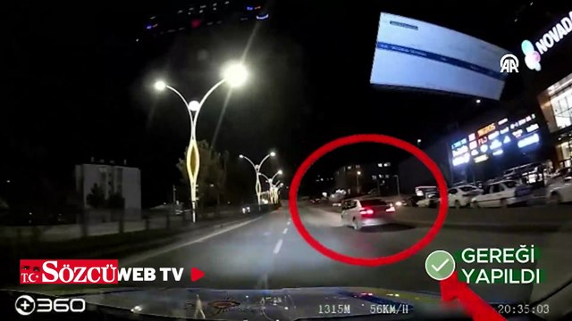Yozgat'ta polisten kaçan sürücüye 225 bin lira ceza uygulandı