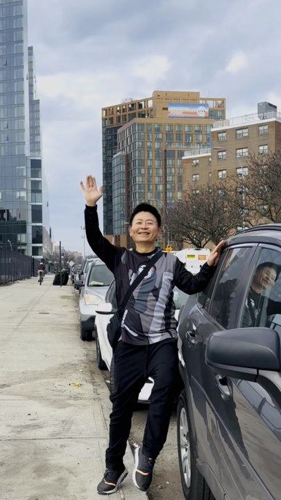 Nelson Wang visited the Astoria Riverfront in Queens, New York City on March 11, 2026.