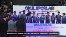 Gençlik ve Spor Bakanı Bak, Okul Sporları Basketbol Gençler Türkiye Birinciliği finallerini izledi