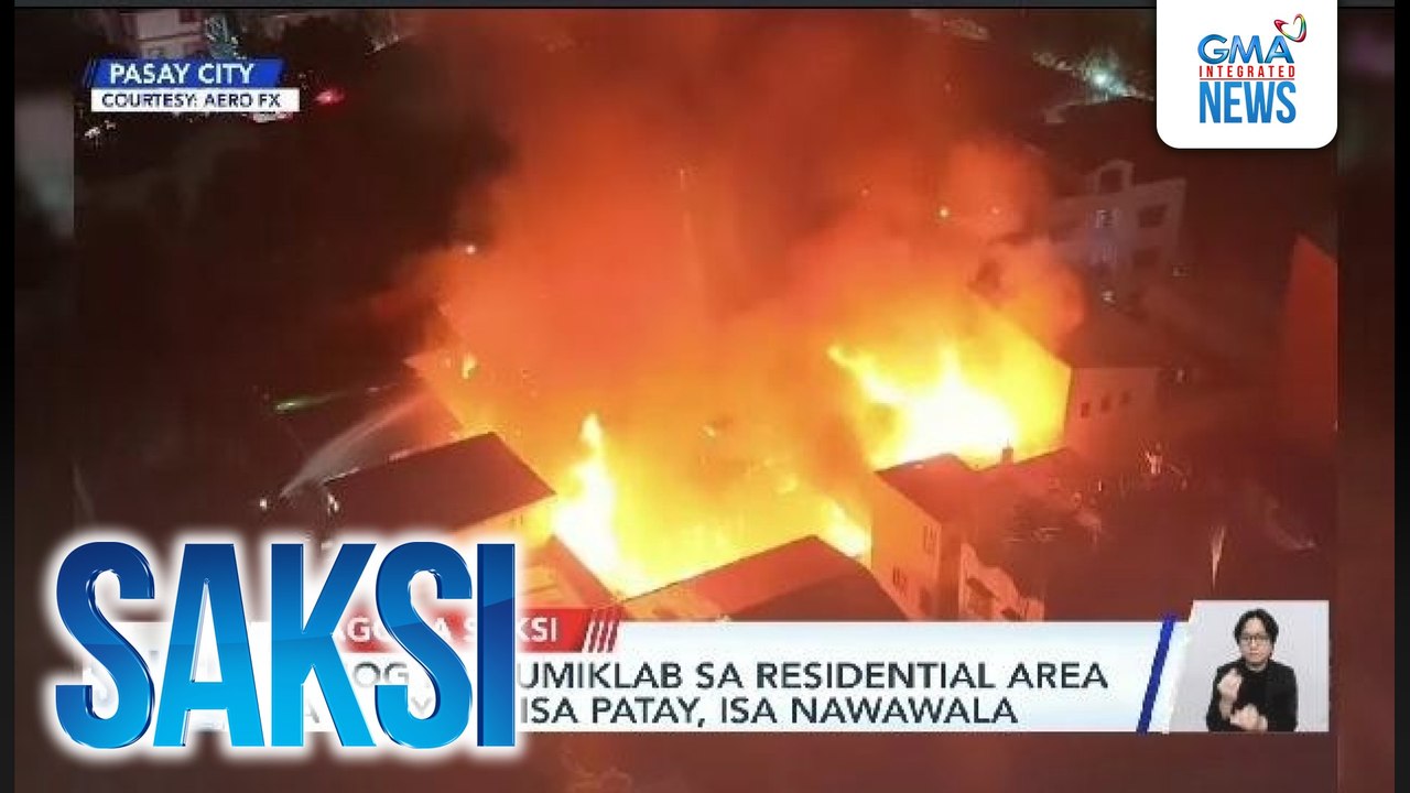 Sunog na sumiklab sa residential area sa Brgy. 85, isa patay, isa nawawala | Saksi