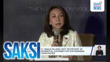Christina Frasco, inalis bilang DOT secretary at itinalagang Presidential Adviser for Sustainable and Resilient communities | Saksi