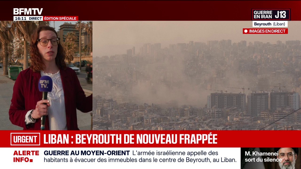 Guerre au Moyen-Orient: Israël frappe un immeuble du centre de Beyrouth