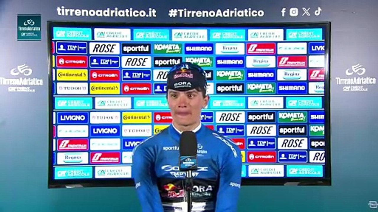 Tirreno-Adriatico 2026 - Giulio Pellizzari : "Je vais essayer de défendre le maillot..."