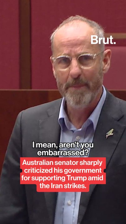 ustralian Senator criticizes his government for supporting Trump amid Iran strikes.