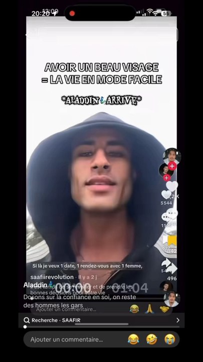 Il a cherché