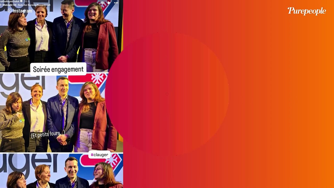 Pendant que Jean Dujardin perd ses moyens à la télé, Nathalie Péchalat vit une soirée bien particulière