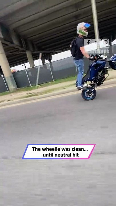 Wheelie Fail Goes Horribly Wrong – Rider Flips Over Bike! 😱|| Heartsome 💖