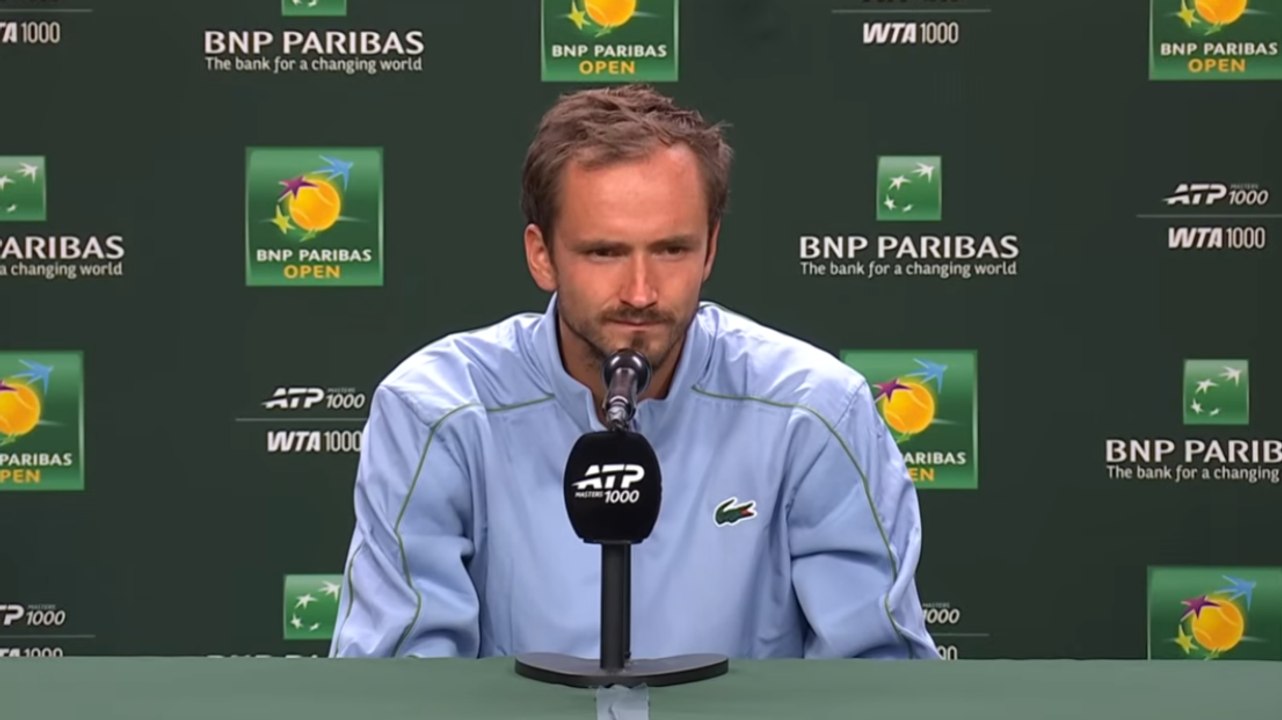BNP Paribas Open 2026 - Daniil Medvedev : "Quand je joue bien, je suis difficile à affronter"