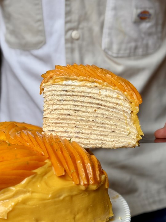 Gâteau de Crêpes Mangue Citron Vert 🥭 | Recette de Mille-Crepes | Dessert Fruité et Léger