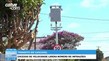 Excesso de velocidade lidera número de infrações em Cascavel