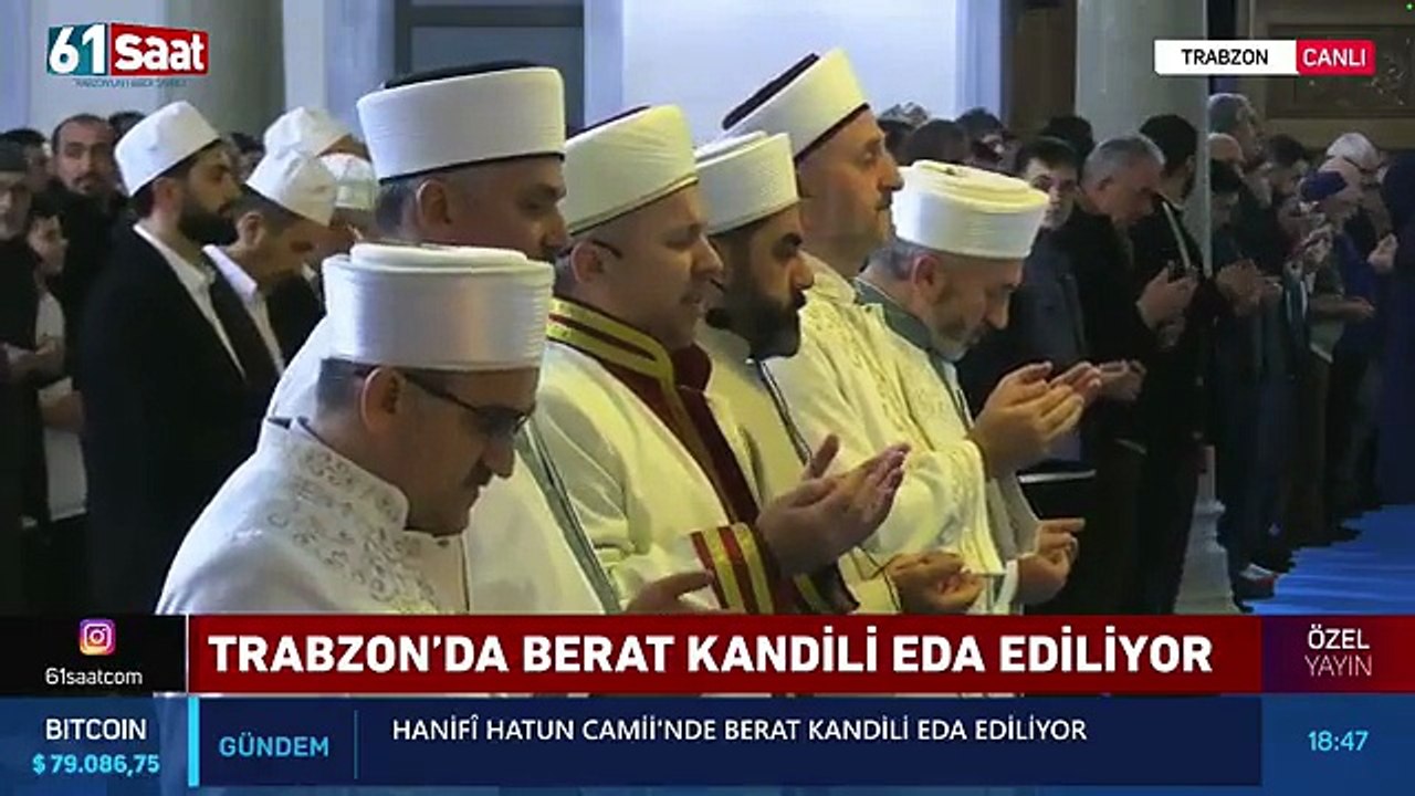 Berat Kandili | Trabzon | Hanife Hatun Camii (02 Şubat 2026)