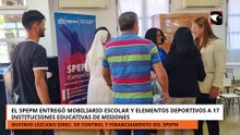 El SPEPM entregó mobiliario escolar y elementos deportivos a 17 instituciones educativas de Misiones