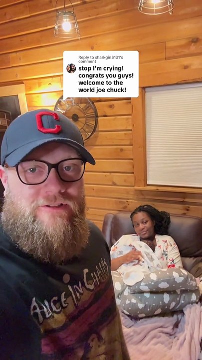 Replying to @sharkgirl3131 Joe Chuck made it home from the hospital. #marriedlife #couples #interracialcouple #westvirginia