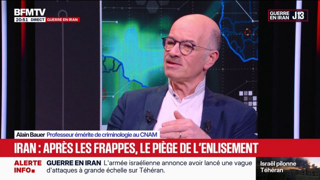 Guerre au Moyen-Orient: Les Américains ont une logique de désarmement et les Israéliens ont une logique d'effondrement , explique Alain Bauer, professeur émérite de criminologie au CNAM