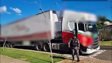 Caminhoneiro é flagrado transportando 700 kg de maconha