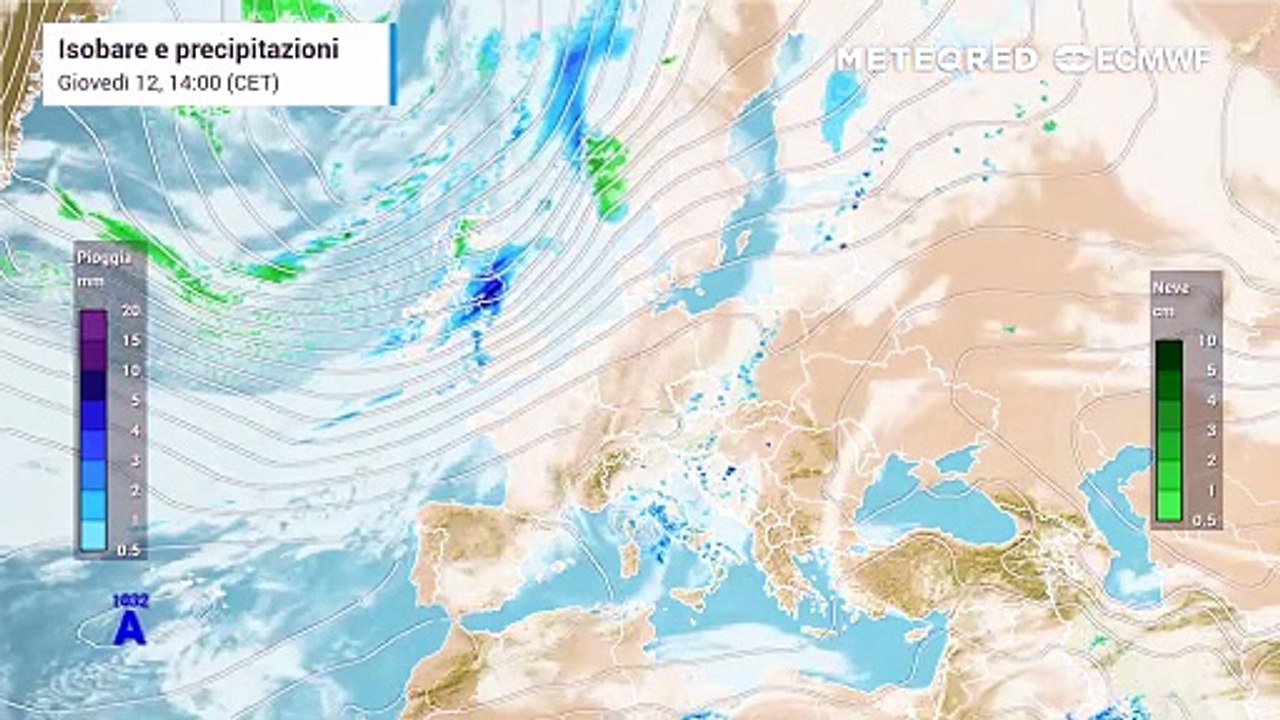 Tornano le perturbazioni, maltempo al nordovest nel secondo fine settimana di marzo 2026.