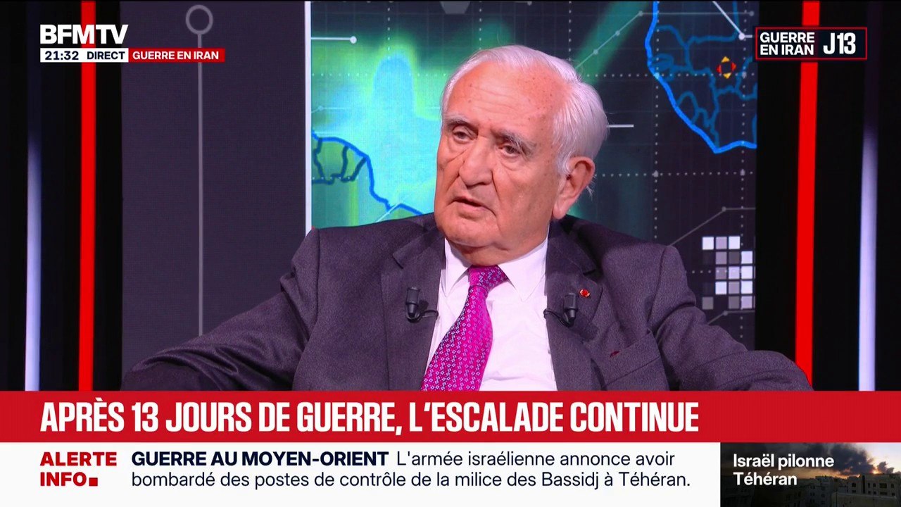 Guerre au Moyen-Orient: "Nous avons une position beaucoup plus équilibrée que les Américains", affirme Jean-Pierre Raffarin