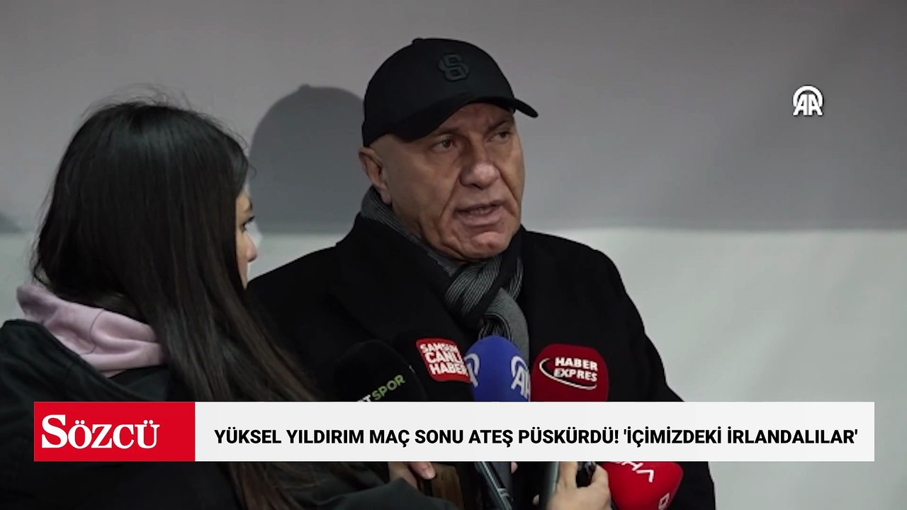 Yüksel Yıldırım maç sonu ateş püskürdü! 'İçimizdeki İrlandalılar'