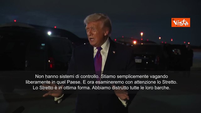 Trump: Iran sull'orlo della sconfitta, sono al capolinea
