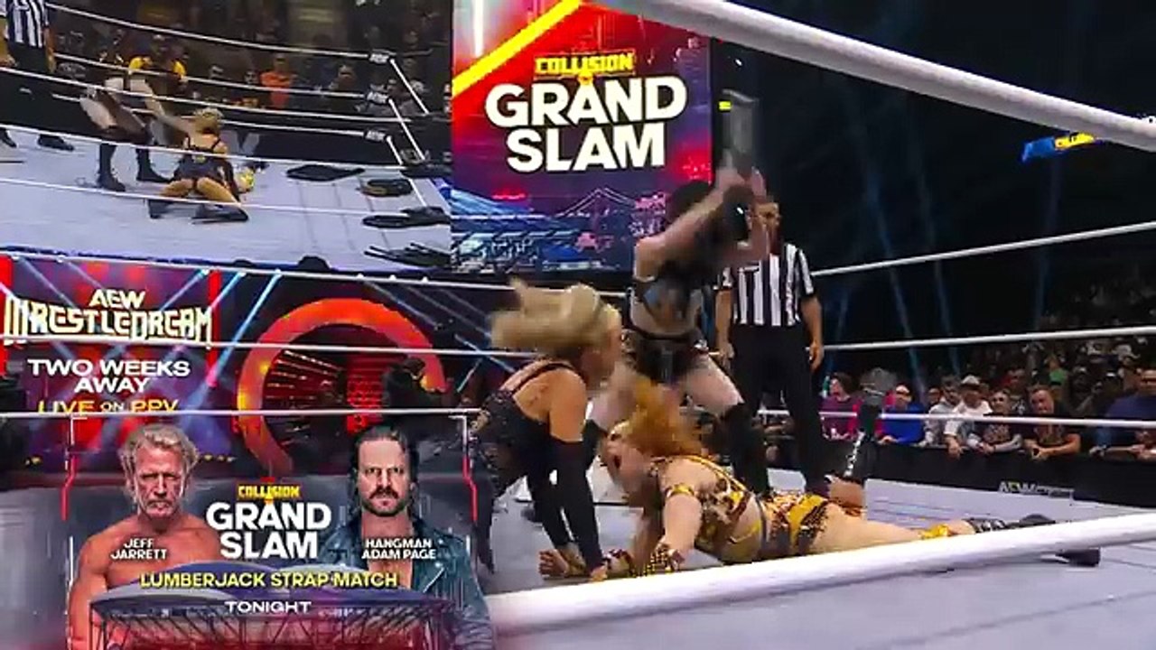 Saraya Rules Match! Jamie Hayter clashes with Saraya!