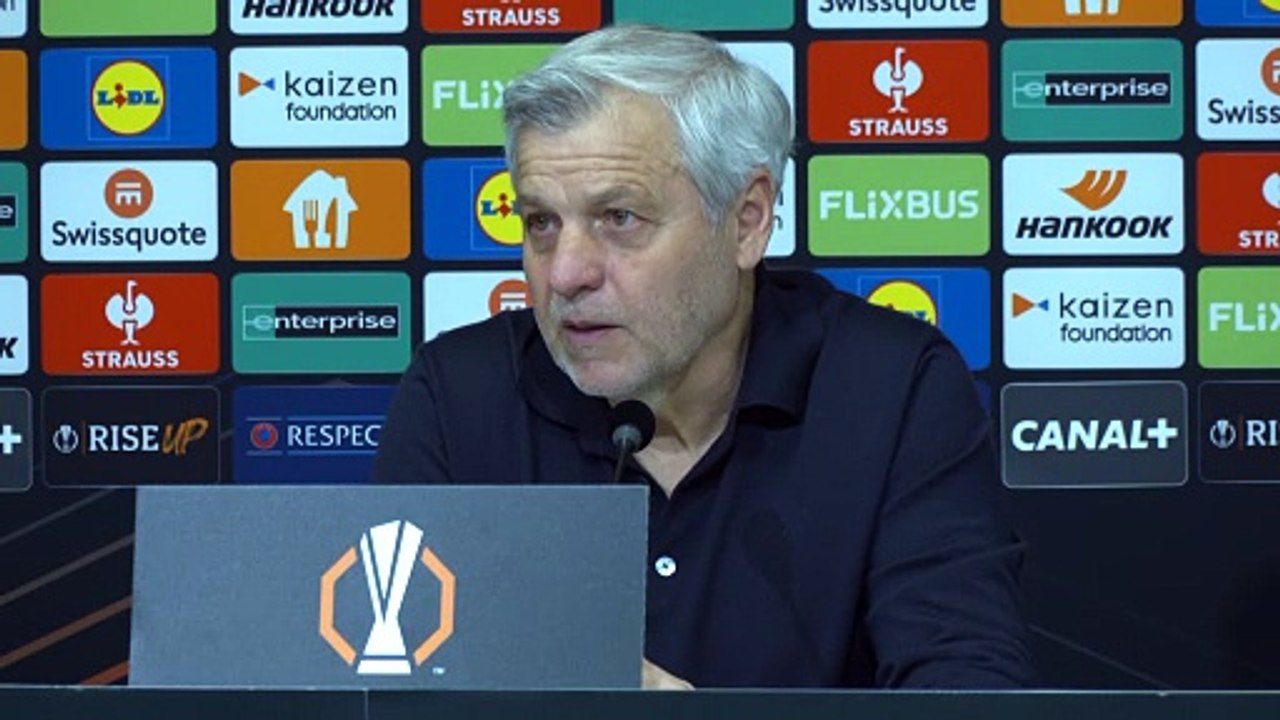 Bruno Genesio après Lille-Aston Villa : « Des actions bien préparées mais pas suffisamment bien finies » - Foot - Ligue Europa