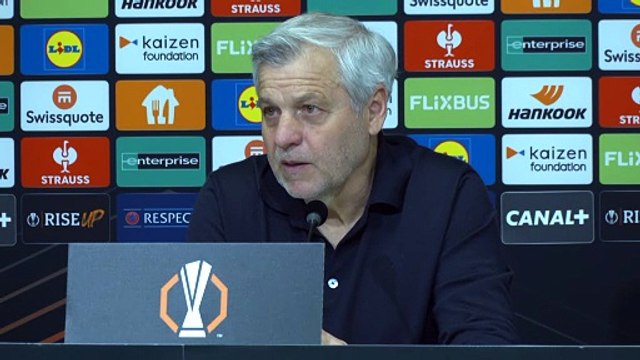 Bruno Genesio après Lille-Aston Villa : « Des actions bien préparées mais pas suffisamment bien finies » - Foot - Ligue Europa