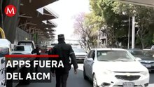 Conflicto en el AICM: Guardia Nacional frena a Uber y Didi