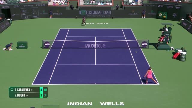 Sabalenka makes Indian Wells semis without dropping a set