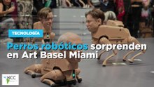 Perros robóticos sorprenden en Art Basel Miami
