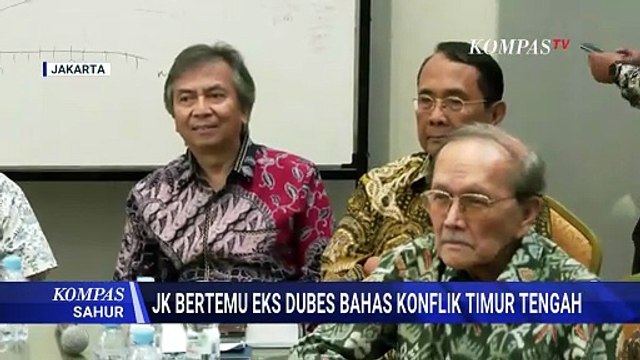 Jusuf Kalla Bertemu Eks Dubes Bahas Konflik Iran vs AS, Indonesia Berpotensi Ambil Peran Perdamaian?