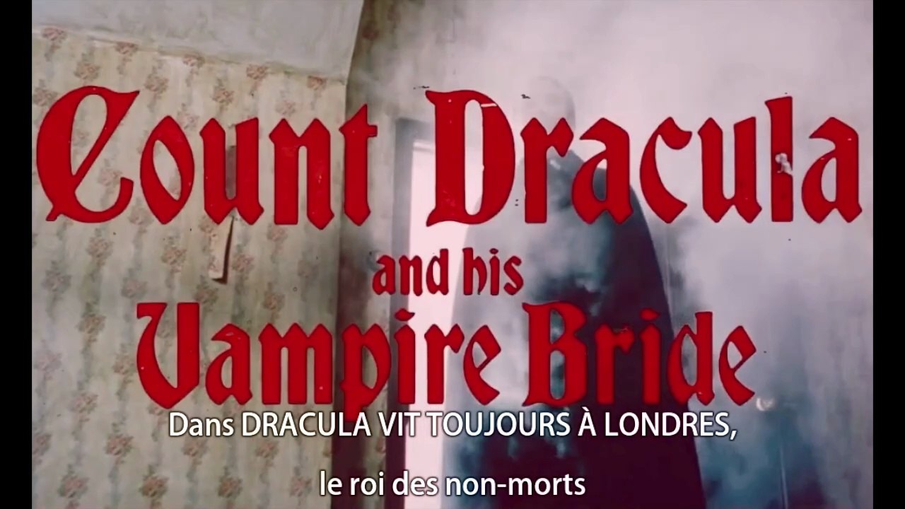 DRACULA VIT TOUJOURS À LONDRES (1973) Spot TV Américain S.T.Fr