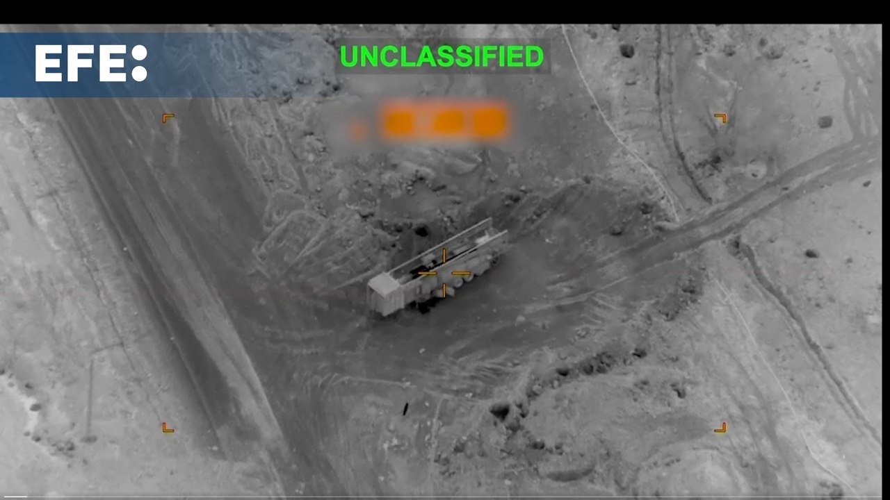 Estados Unidos difunde imágenes de ataques contra objetivos militares iraníes