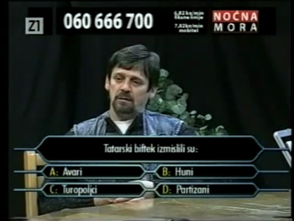 Noćna mora - Jaran Milijunaš "Tatarski biftek izmislili su"