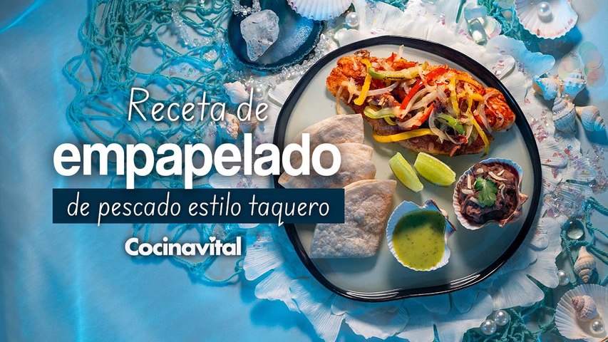 Receta de empapelado de pescado estilo taquero