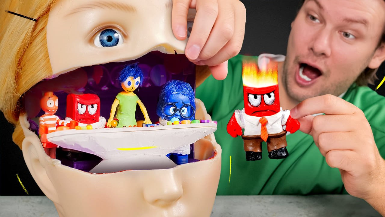 Inside out in head