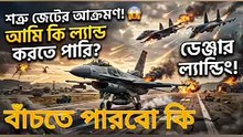 আকাশে মুখোমুখি দুই ফাইটার জেট কে শক্তিশালী।।Two fighter jets face off in the sky which is stronger