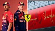 Ferrari presume decoración del Año del Caballo en su garaje previo al GP de China