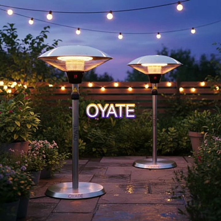 Wholesale 900w 1200w Infrared Electric Outdoor Heater Freestanding Patio Heaters