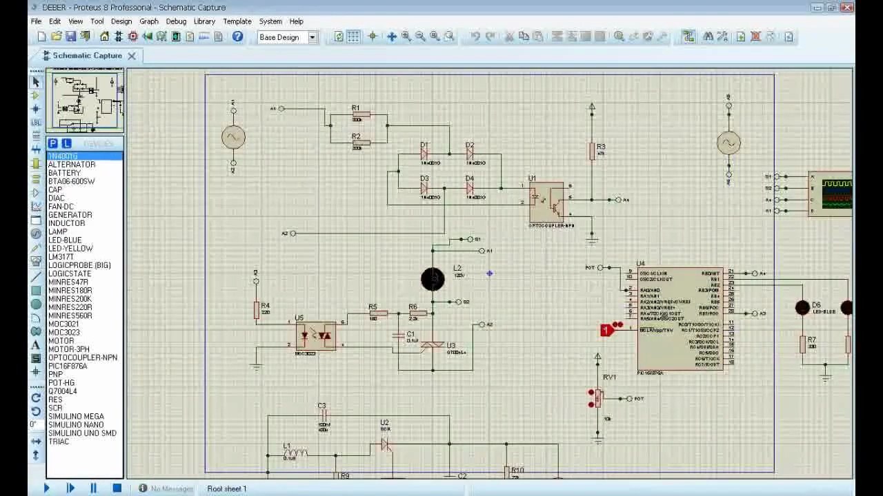 CIRCUITOS DE SIMULACIÓN PROTEUS EN LA EVALUACIÓN