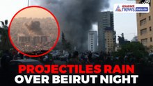 Projectiles Caught on Cam As Israel’s Fresh Strikes Hit Beirut